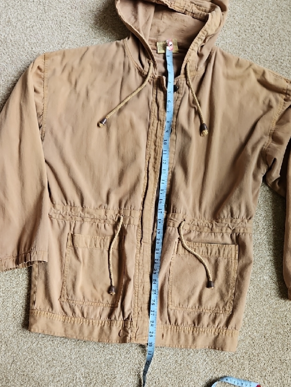 Neutral Zone Brand Size M Men's Hooded Performance Jacket - Brown - Picture 12 of 14